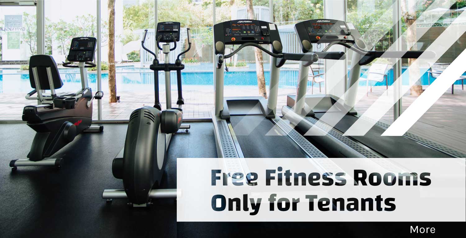 About the Fitness rooms we have for akk tenants.